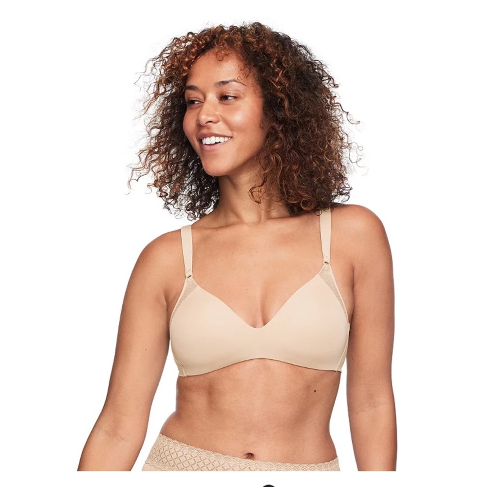 NWT Warners Cloud 9® Super Soft Wireless Lift Comfort Bra Size 36D
